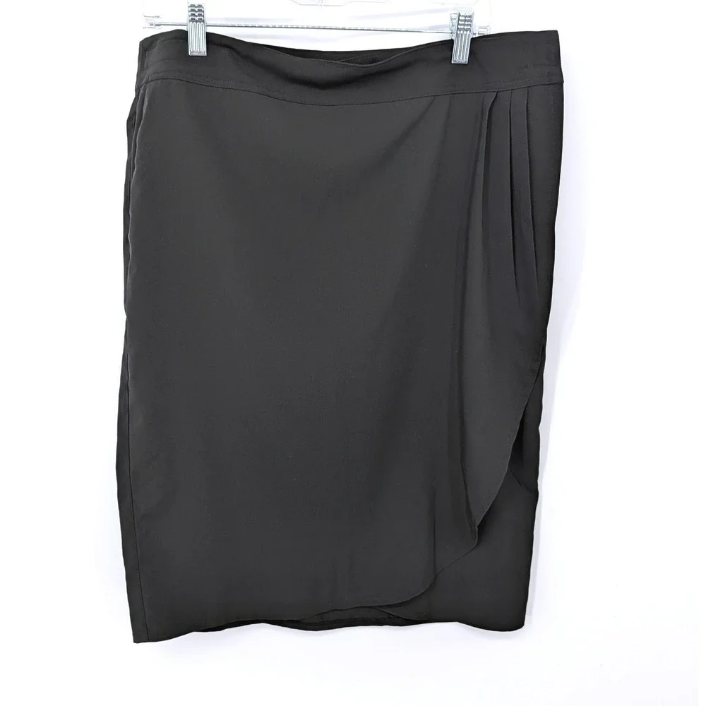 RipSkirt Hawaii Wrap Skirt Women XL Black Quick Dry Travel Casual Vacation